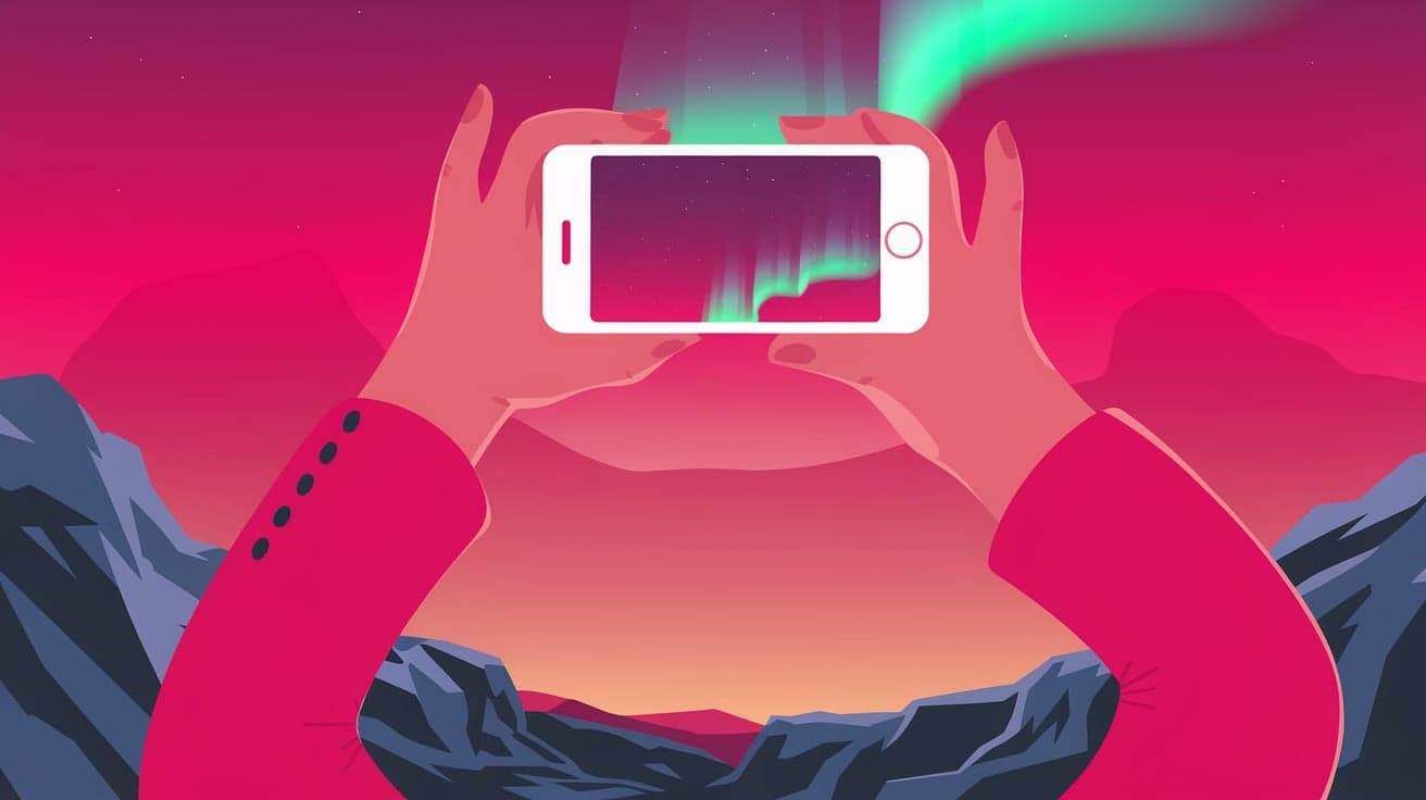 How to See Northern Lights with iPhone