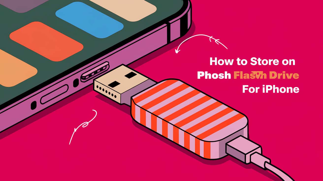 How to Store Photos on Flash Drive Pro for iPhone